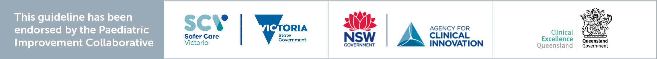 Paediatric Improvement Collborative logo bar